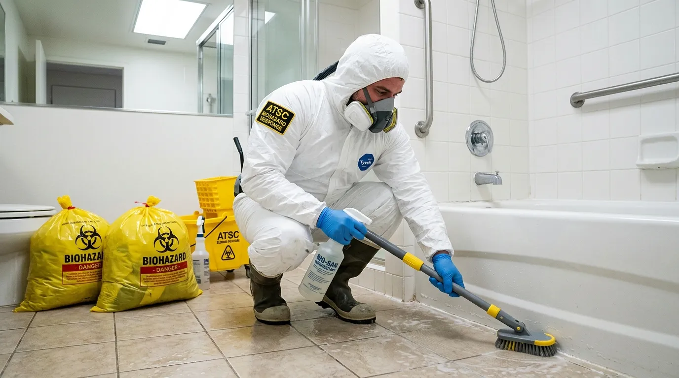 Decontamination equipment deployed for Blood Cleanup in Parole